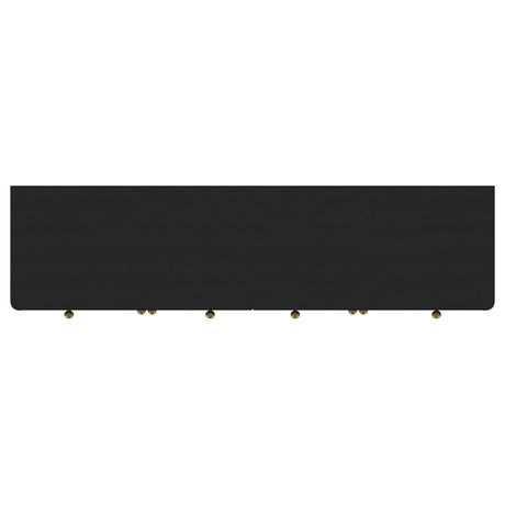  Coaster Furniture Arini 108935BLK 2-drawer Cane Door Dining Sideboard Server - Black IMAGE 3