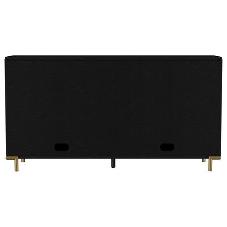  Coaster Furniture Arini 108935BLK 2-drawer Cane Door Dining Sideboard Server - Black IMAGE 7