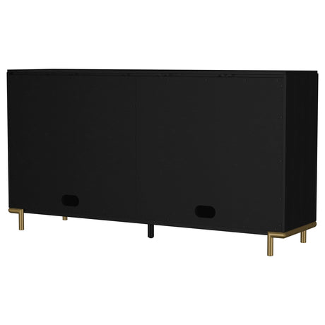  Coaster Furniture Arini 108935BLK 2-drawer Cane Door Dining Sideboard Server - Black IMAGE 9