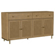  Coaster Furniture Arini 108935SWD 2-drawer Cane Door Dining Sideboard Server - Sand Wash IMAGE 1