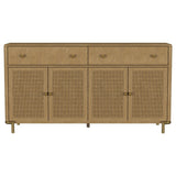  Coaster Furniture Arini 108935SWD 2-drawer Cane Door Dining Sideboard Server - Sand Wash IMAGE 10