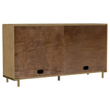  Coaster Furniture Arini 108935SWD 2-drawer Cane Door Dining Sideboard Server - Sand Wash IMAGE 4