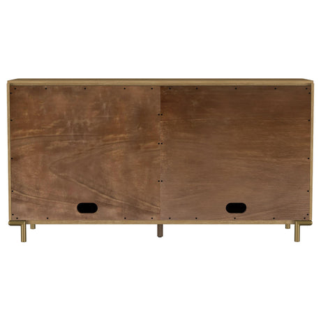  Coaster Furniture Arini 108935SWD 2-drawer Cane Door Dining Sideboard Server - Sand Wash IMAGE 7