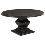  Coaster Furniture Twyla 109230 60-inch Round Wood Dining Room Table - Dark Cocoa IMAGE 3