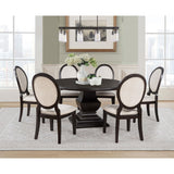  Coaster Furniture Twyla 109230 60-inch Round Wood Dining Room Table - Dark Cocoa IMAGE 6