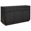  Coaster Furniture Leandro 115395 2-drawer Dining Sideboard Server - Burnished Black IMAGE 1