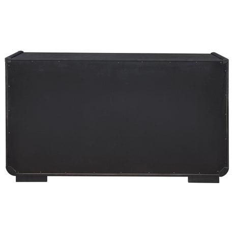  Coaster Furniture Leandro 115395 2-drawer Dining Sideboard Server - Burnished Black IMAGE 11