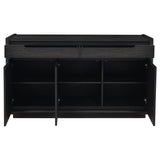  Coaster Furniture Leandro 115395 2-drawer Dining Sideboard Server - Burnished Black IMAGE 7