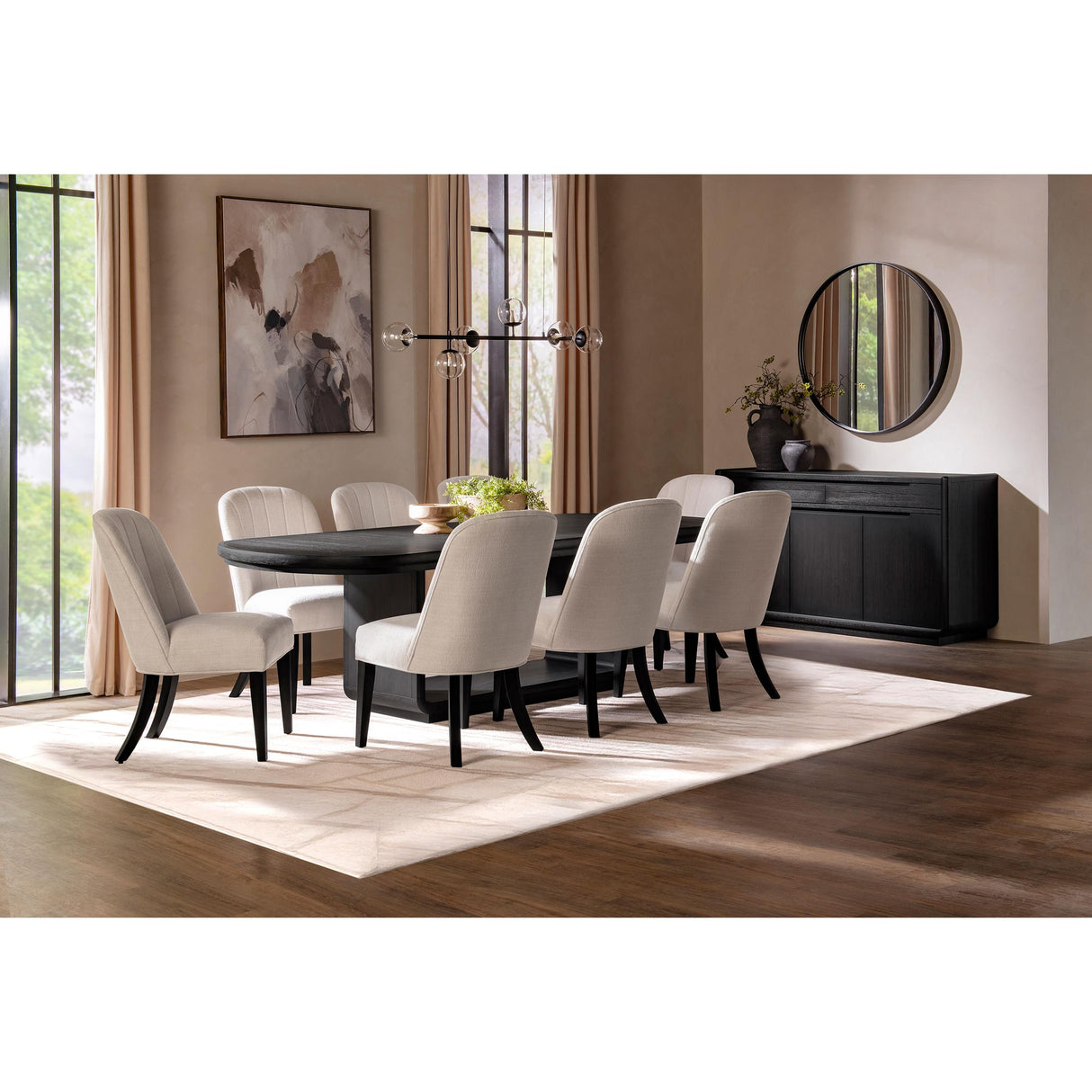  Coaster Furniture Leandro 115395 2-drawer Dining Sideboard Server - Burnished Black IMAGE 9