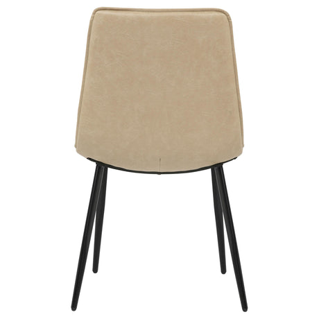  Coaster Furniture Ortega 115472TAN Set of 2 Upholstered Dining Side Chair - Tan IMAGE 11