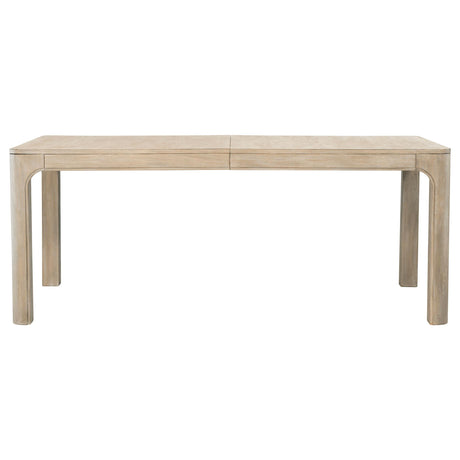  Coaster Furniture Solano 115501 90-inch Extension Dining Table - Weathered Mango IMAGE 4