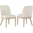  Coaster Furniture Solano 115502 Set of 2 Upholstered Dining Side Chair - Beige IMAGE 1