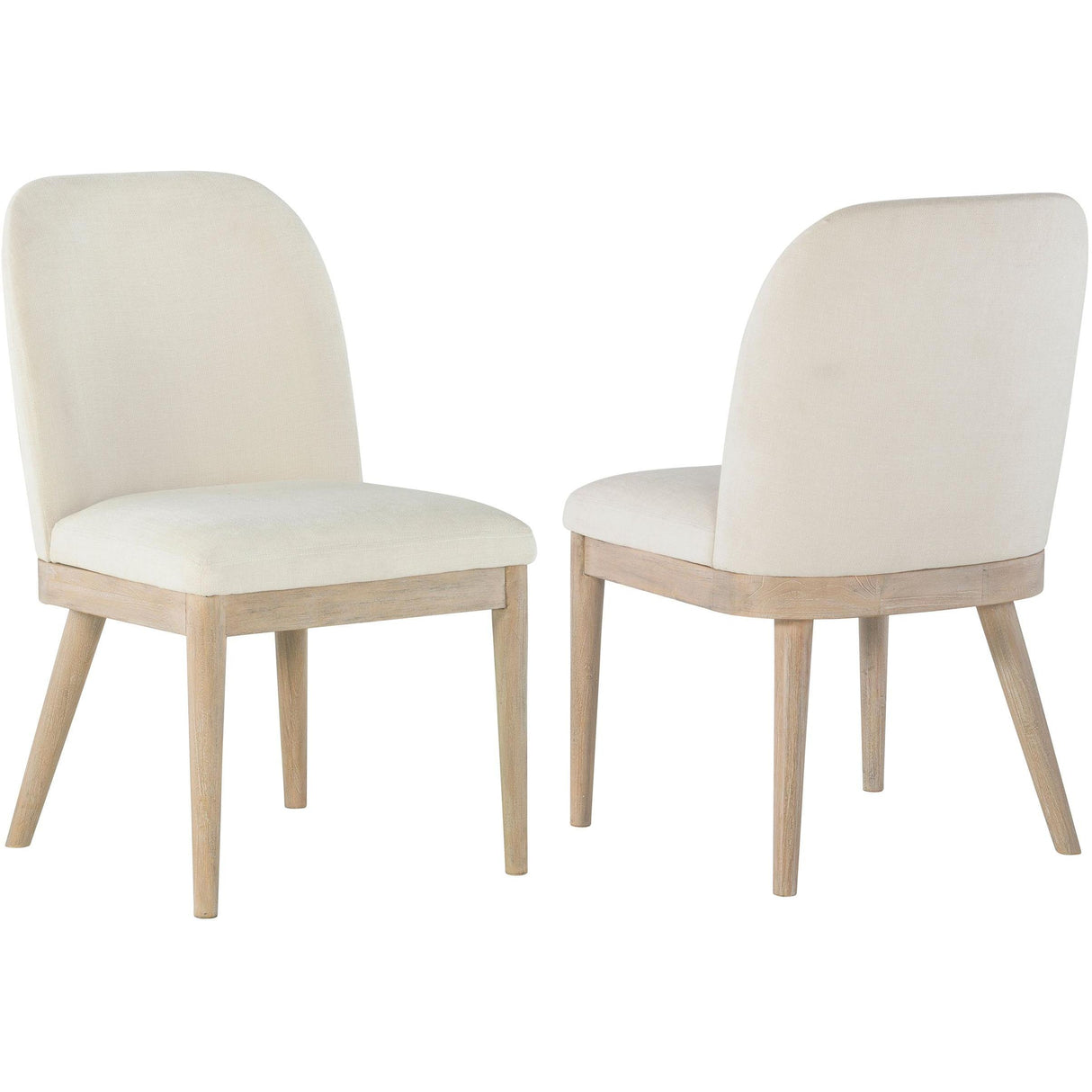  Coaster Furniture Solano 115502 Set of 2 Upholstered Dining Side Chair - Beige IMAGE 1