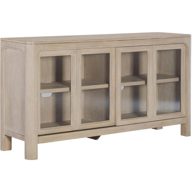  Coaster Furniture Solano 115505 Sliding Door Dining Sideboard Server - Weathered Mango IMAGE 1