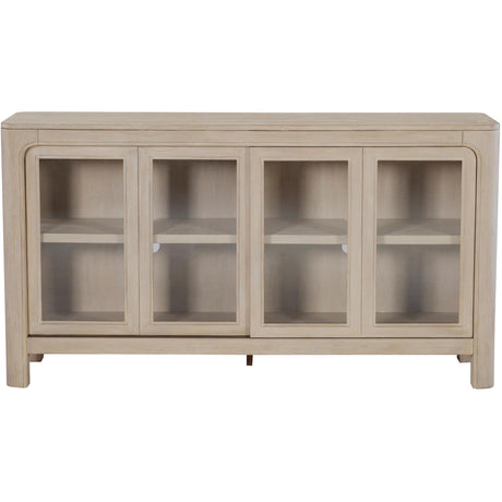  Coaster Furniture Solano 115505 Sliding Door Dining Sideboard Server - Weathered Mango IMAGE 4