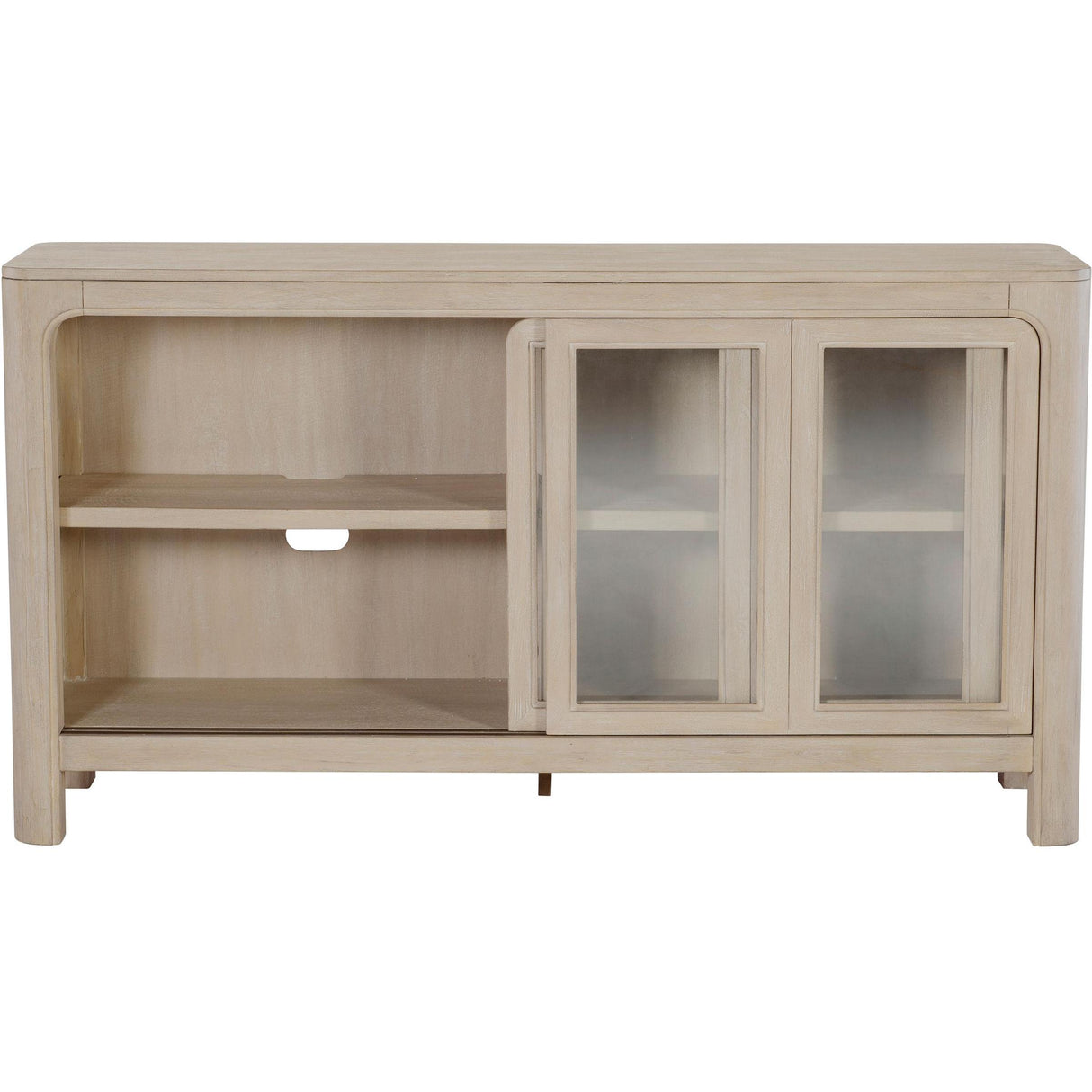  Coaster Furniture Solano 115505 Sliding Door Dining Sideboard Server - Weathered Mango IMAGE 6