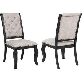  Coaster Furniture Phelps 121232 Set of 2 Upholstered Dining Side Chair - Tan Distressed Noir IMAGE 1