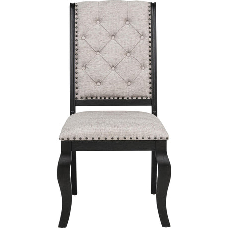  Coaster Furniture Phelps 121232 Set of 2 Upholstered Dining Side Chair - Tan Distressed Noir IMAGE 4