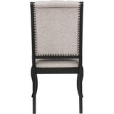 Coaster Furniture Phelps 121232 Set of 2 Upholstered Dining Side Chair - Tan Distressed Noir IMAGE 8