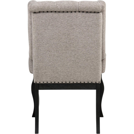  Coaster Furniture Phelps 121233 Set of 2 Upholstered Dining Arm Chair - Tan Distressed Noir IMAGE 8
