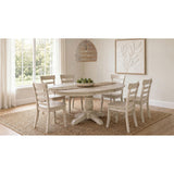  Coaster Furniture Orrison 121261 Oval 62-inch Wood Extension Leaf Dining Table - Linen IMAGE 13