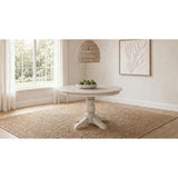  Coaster Furniture Orrison 121261 Oval 62-inch Wood Extension Leaf Dining Table - Linen IMAGE 7