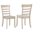  Coaster Furniture Orrison 121262 Set of 2 Ladder Back Dining Side Chair - Linen IMAGE 1
