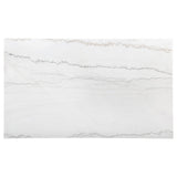 Coaster Furniture Averill 121291 72-inch Rectangular White Marble Top Dining Table - Coffee Bean IMAGE 5