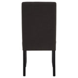  Coaster Furniture Berning 121702CHR Set of 2 Fabric Upholstered Parson Side Chair - Charcoal Grey IMAGE 6