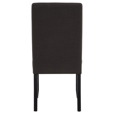  Coaster Furniture Berning 121702CHR Set of 2 Fabric Upholstered Parson Side Chair - Charcoal Grey IMAGE 6