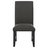  Coaster Furniture Berning 121702CHR Set of 2 Fabric Upholstered Parson Side Chair - Charcoal Grey IMAGE 7