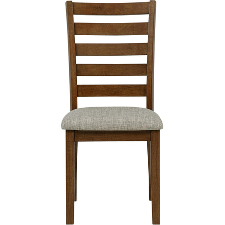  Coaster Furniture Atwood 121762 Wood Dining Side Chair Upholstered Seat - Warm Brown IMAGE 4
