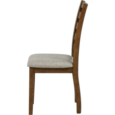  Coaster Furniture Atwood 121762 Wood Dining Side Chair Upholstered Seat - Warm Brown IMAGE 6