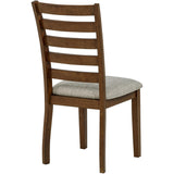  Coaster Furniture Atwood 121762 Wood Dining Side Chair Upholstered Seat - Warm Brown IMAGE 7