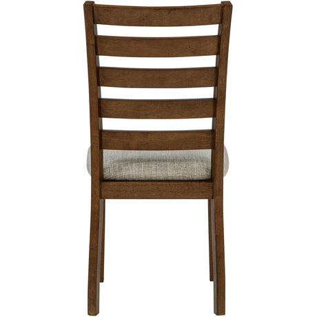  Coaster Furniture Atwood 121762 Wood Dining Side Chair Upholstered Seat - Warm Brown IMAGE 8