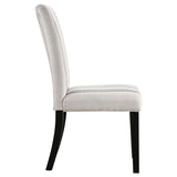  Coaster Furniture Herran 121782 Set of 2 Upholstered Dining Side Chair - Beige IMAGE 8