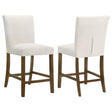 Coaster Furniture Paxton 122179BGE Set of 2 Upholstered Counter Height Dining Chair - Beige IMAGE 1
