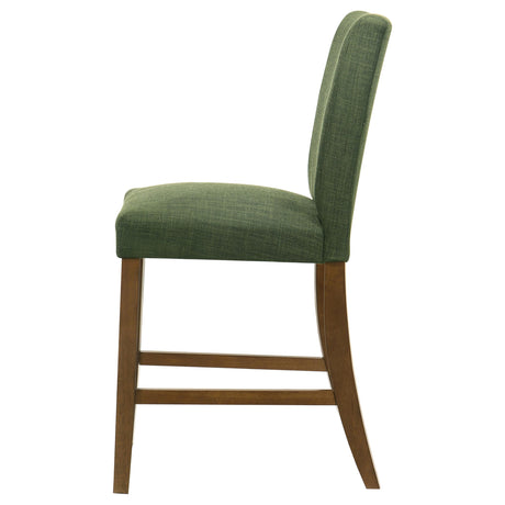  Coaster Furniture Paxton 122179GRN Set of 2 Upholstered Counter Height Dining Chair - Green IMAGE 5