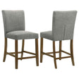  Coaster Furniture Paxton 122179GRY Set of 2 Upholstered Counter Height Dining Chair - Grey IMAGE 1