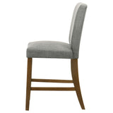  Coaster Furniture Paxton 122179GRY Set of 2 Upholstered Counter Height Dining Chair - Grey IMAGE 4