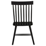  Coaster Furniture Andrews 122502BLK Set of 2 Windsor Spindle Back Dining Side Chair - Black IMAGE 11