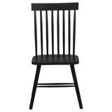  Coaster Furniture Andrews 122502BLK Set of 2 Windsor Spindle Back Dining Side Chair - Black IMAGE 12