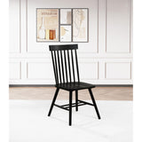  Coaster Furniture Andrews 122502BLK Set of 2 Windsor Spindle Back Dining Side Chair - Black IMAGE 6