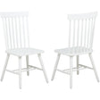  Coaster Furniture Andrews 122502WHT Set of 2 Windsor Spindle Back Dining Side Chair - White IMAGE 1