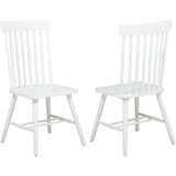  Coaster Furniture Andrews 122502WHT Set of 2 Windsor Spindle Back Dining Side Chair - White IMAGE 1