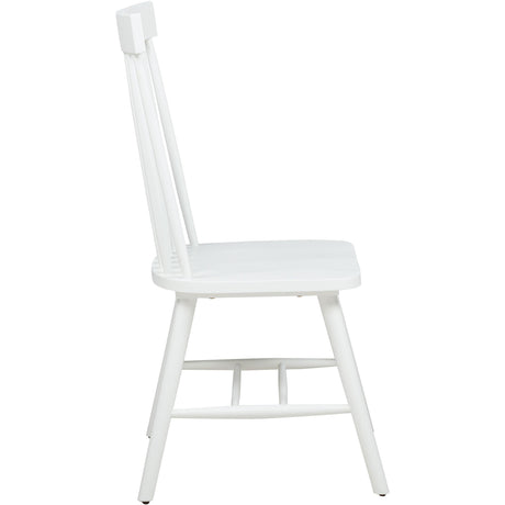 Coaster Furniture Andrews 122502WHT Set of 2 Windsor Spindle Back Dining Side Chair - White IMAGE 10