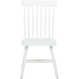  Coaster Furniture Andrews 122502WHT Set of 2 Windsor Spindle Back Dining Side Chair - White IMAGE 4