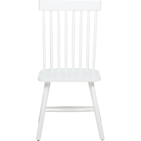  Coaster Furniture Andrews 122502WHT Set of 2 Windsor Spindle Back Dining Side Chair - White IMAGE 4