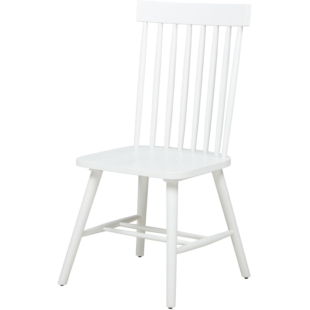  Coaster Furniture Andrews 122502WHT Set of 2 Windsor Spindle Back Dining Side Chair - White IMAGE 5