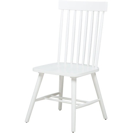 Coaster Furniture Andrews 122502WHT Set of 2 Windsor Spindle Back Dining Side Chair - White IMAGE 5